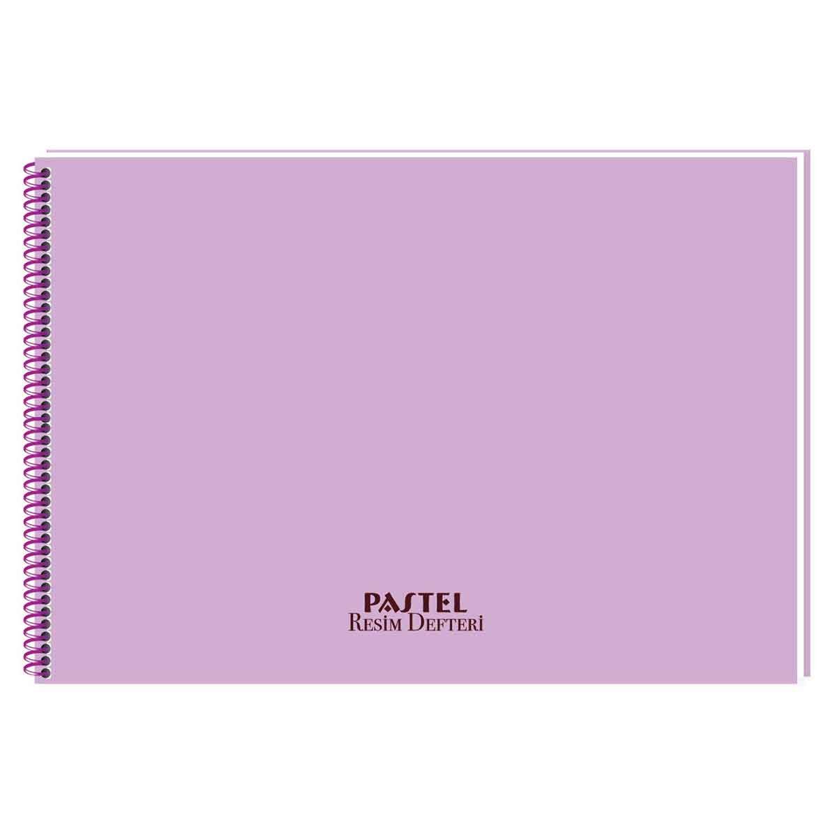 Keskin 17x25 20 Yaprak Spiralli Pp Kapak Pastel Resim Defter