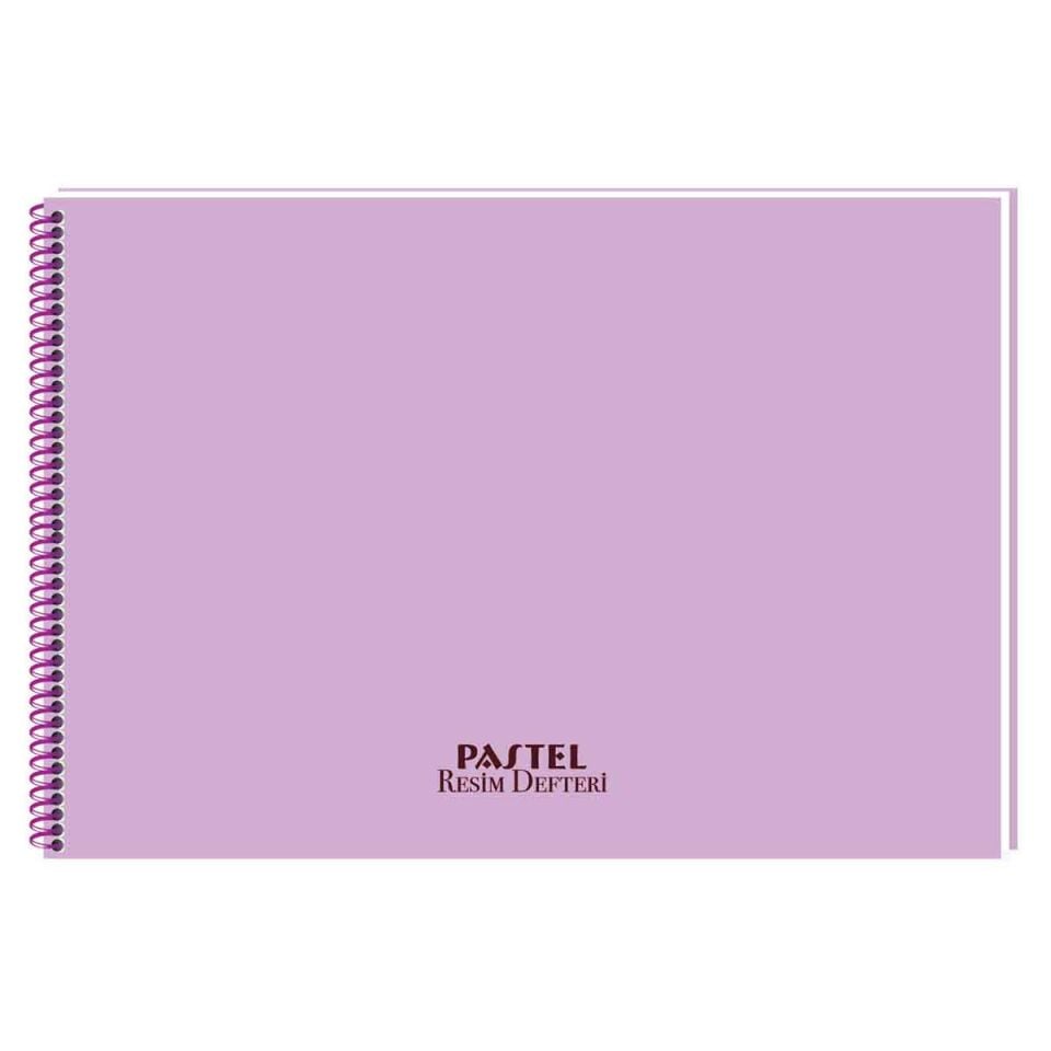 Keskin 17x25 20 Yaprak Spiralli Pp Kapak Pastel Resim Defter