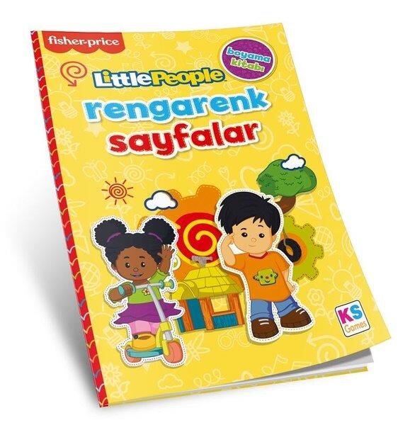 Ks Games Little People Coloring Book Rengarenk Sayfalar Sarı