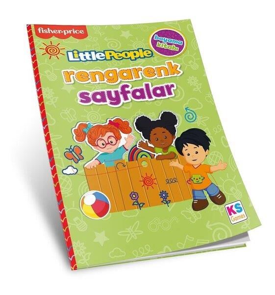 Ks Games Little People Coloring Book Rengarenk Sayfalar Sarı Yeşil