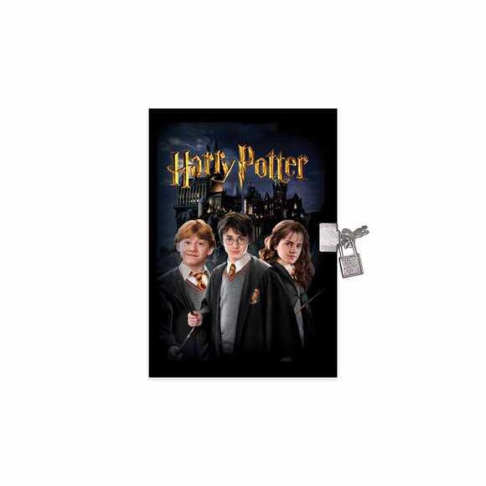 Keskin Harry Potter 14x20 80 Yaprak Kilitli Hatıra Defteri