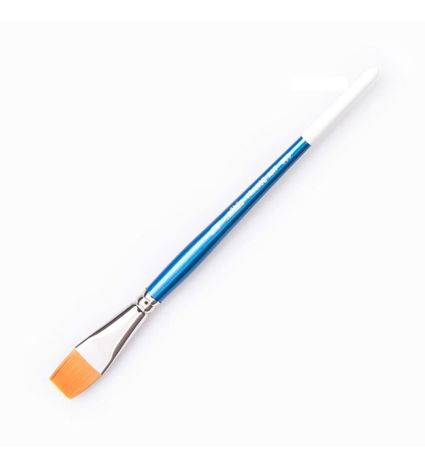 Pebeo Fırça No:5/8 Golden Sentetik - Düz Kesik Glaze Fırça Kısa Saplı