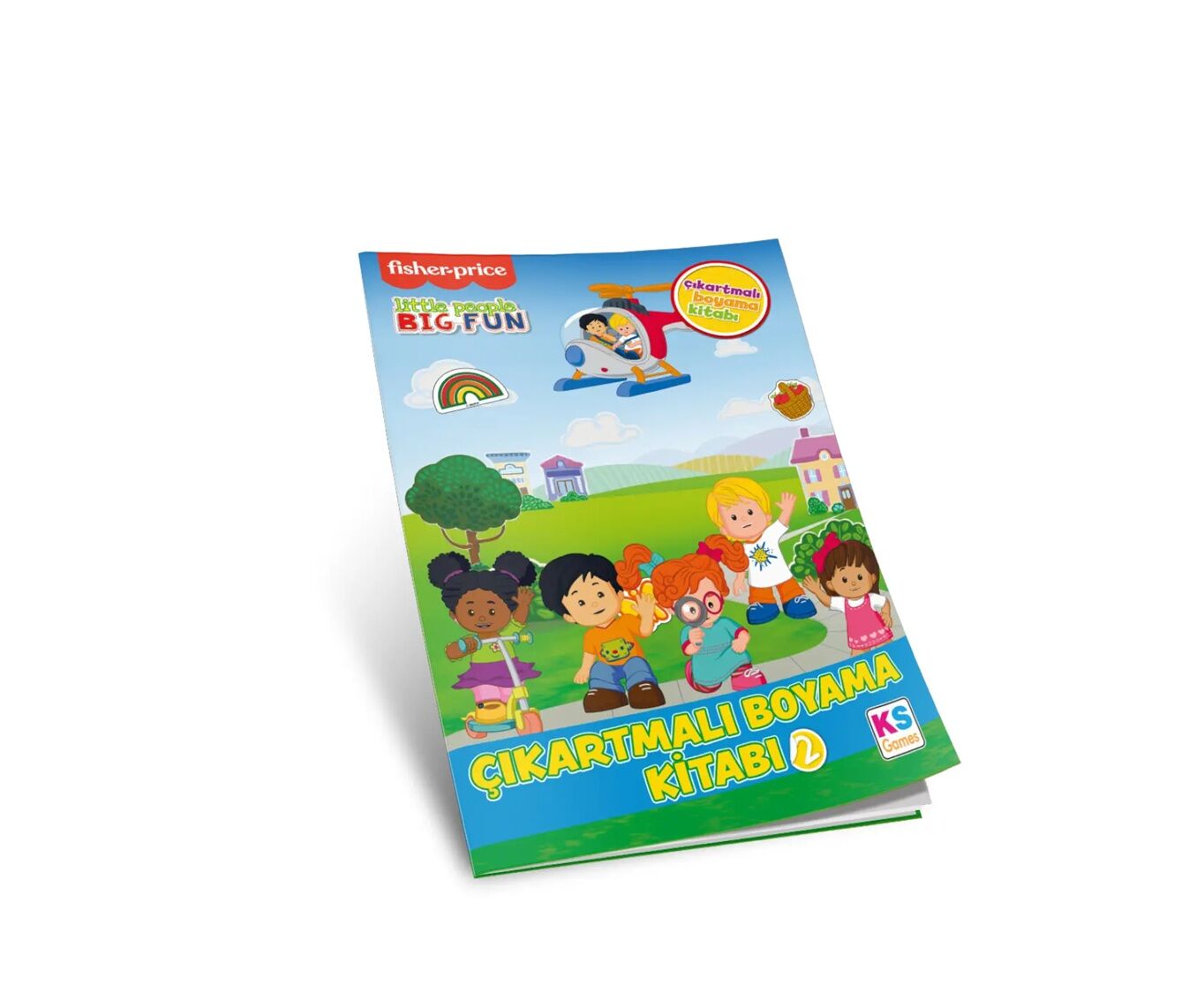 Ks Games Little People Coloring Sticker Book 2