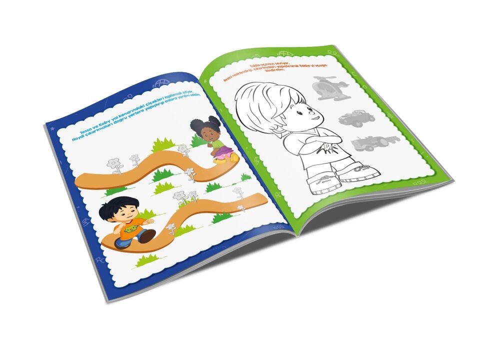 Ks Games Little People Coloring Sticker Book 2