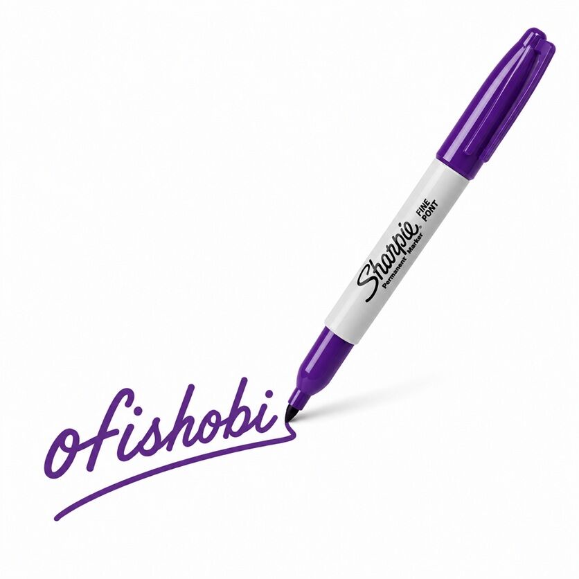 Sharpie Fine Permanent Markör Yuvarlak Uç - Mor