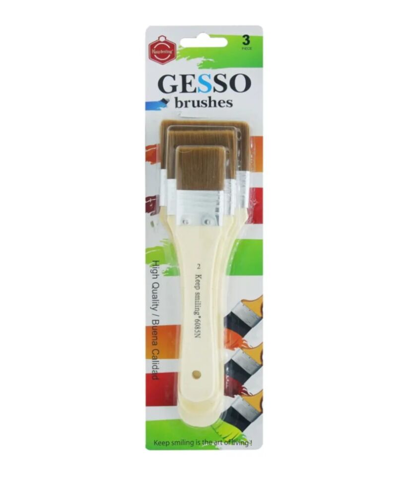 Keep Smiling Gesso Fırça Seti 3 Parça N A6085N