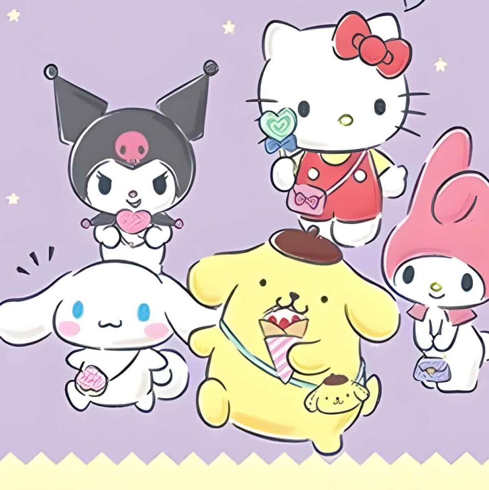 Keskin Hello Kitty And Friends 14x20 80 Yaprak Kilitli Hatıra Defteri