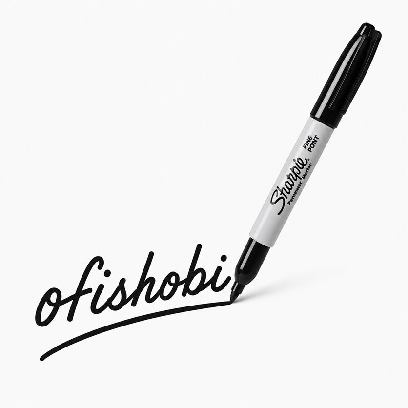 Sharpie Fine Permanent Markör Yuvarlak Uç - Siyah