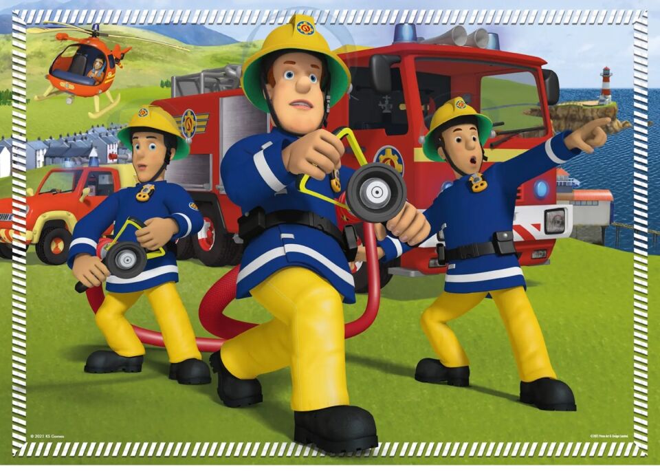 Ks Games Fıreman Sam Puzzle 100 Parça