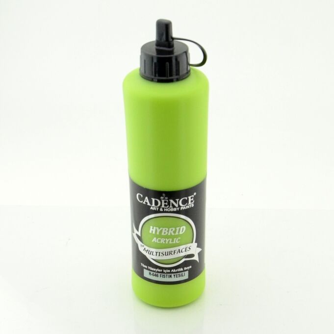 Cadence Hybrid Akrilik Multisurfaces H-046 Fıstık Yeşil 500 Ml