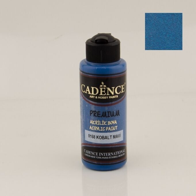 Cadence Premium Akrilik Boya 0158 Kobalt Mavi 120 Ml