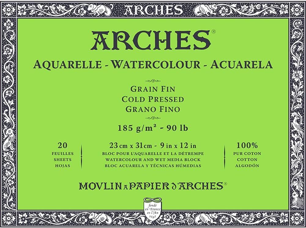Arches Watercolor Cp Pa Whna 185 Gr 21x29,7 20 Sh