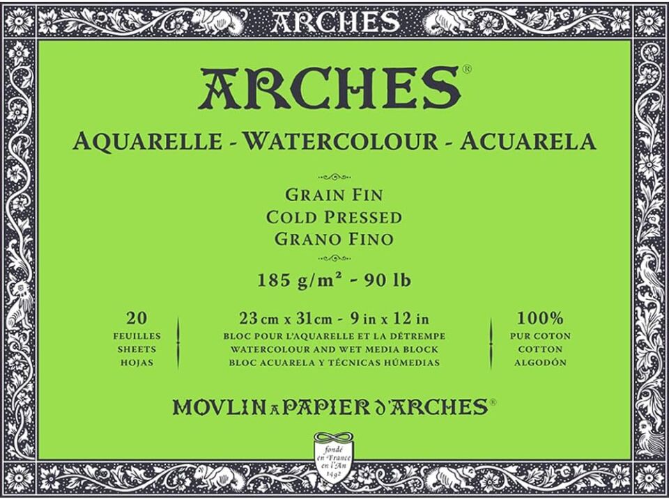 Arches Watercolor Cp Pa Whna 185 Gr 21x29,7 20 Sh