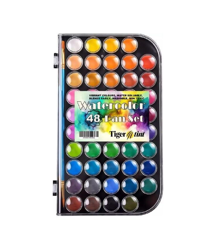 Güven Art Tigertint Sulu Boya Seti 48 Renk B7126-48