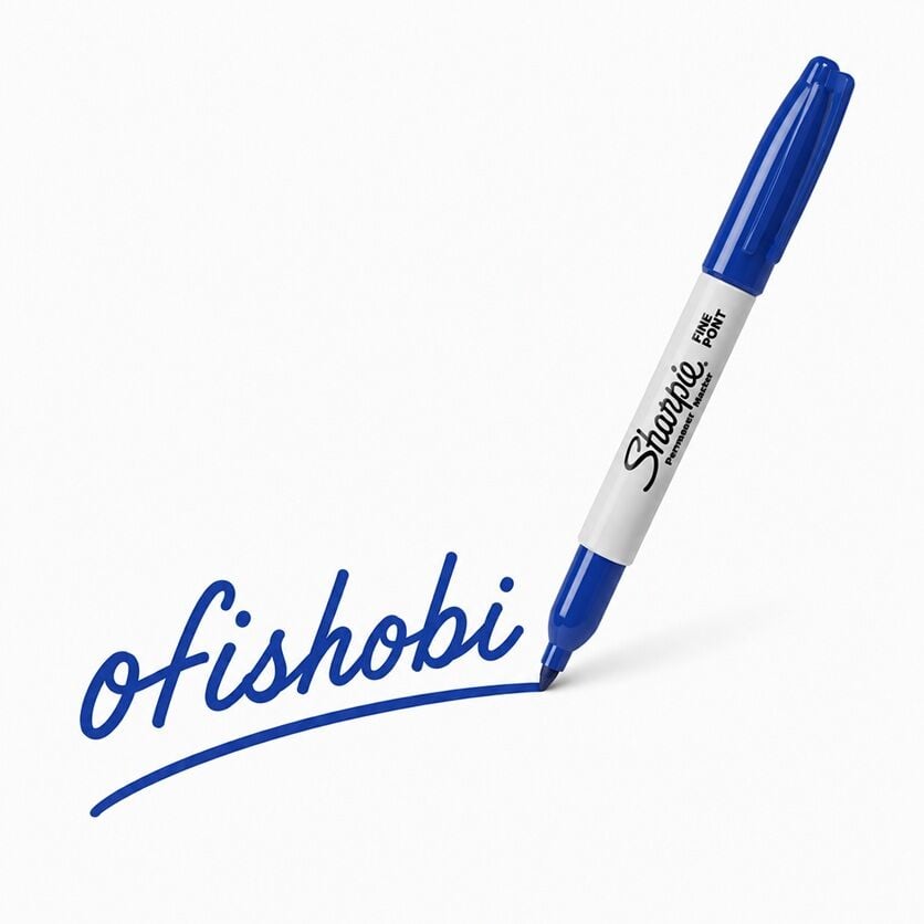 Sharpie Fine Permanent Markör Yuvarlak Uç - Mavi