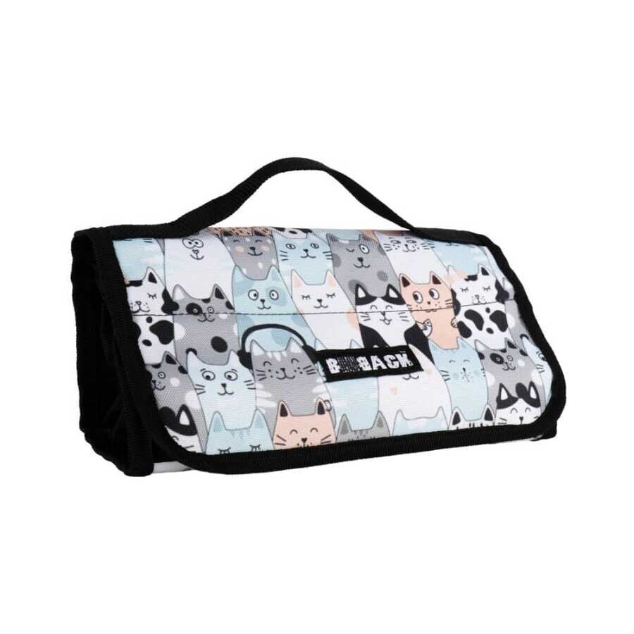 B Back 4 Gözlü Kalemlik Kedili