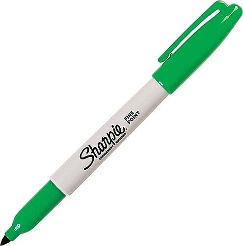 Sharpie Fine Permanent Markör Yuvarlak Uç - Yeşil