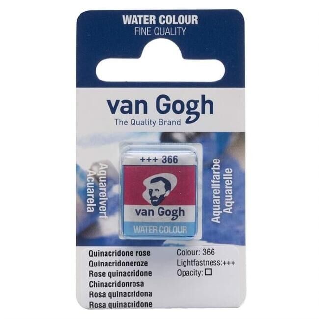 Van Gogh Sulu Boya Tablet Quinacridone Rose