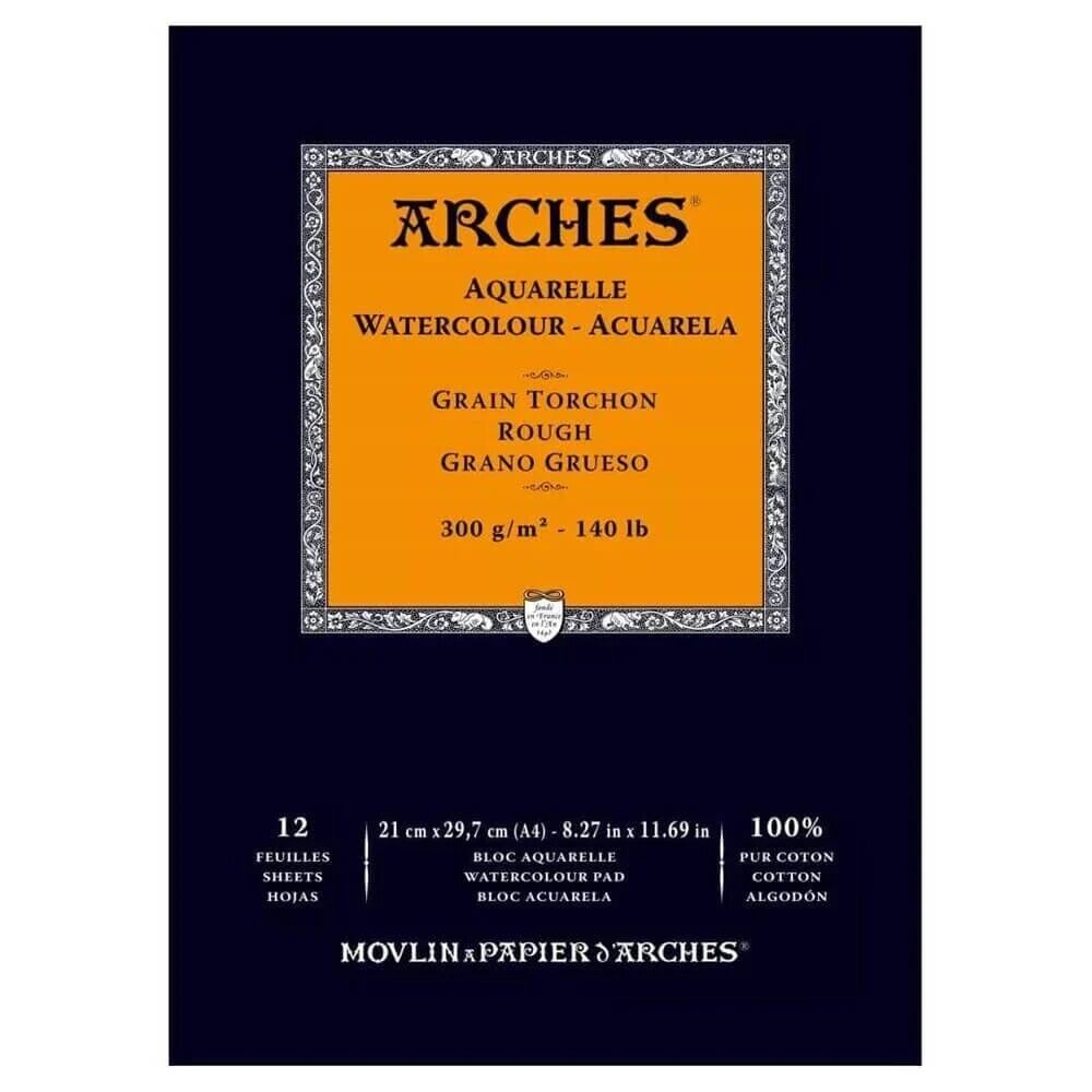 Arches Watercolor Rg Pa Whna 300 Gr 21x29,7 12 Sayfa