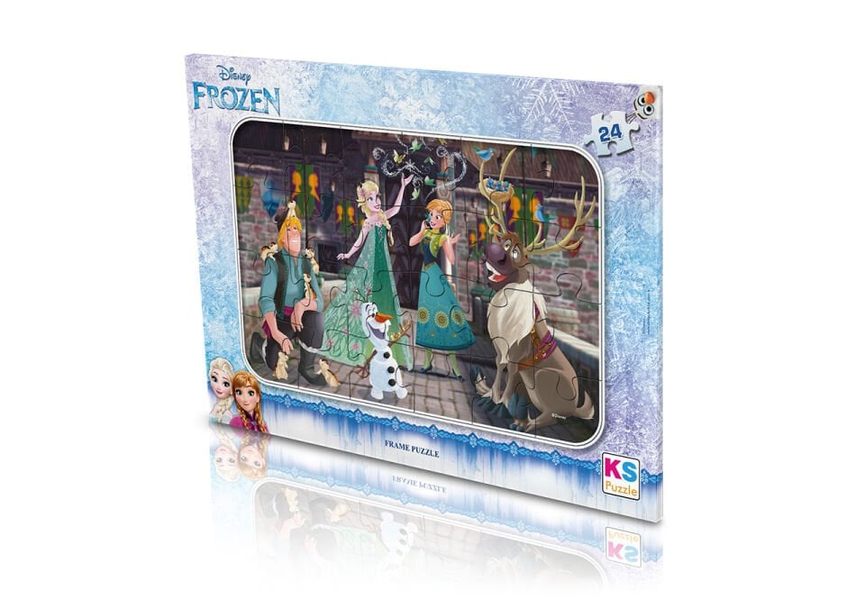 Ks Games 24 Parça Frame Puzzle Frozen