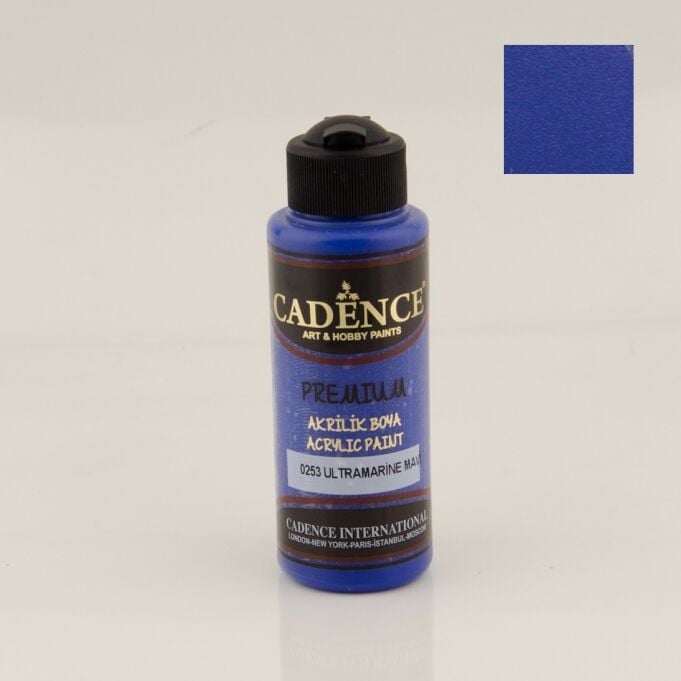 Cadence Premium Akrilik Boya 0253 Ultramarine 120 Ml
