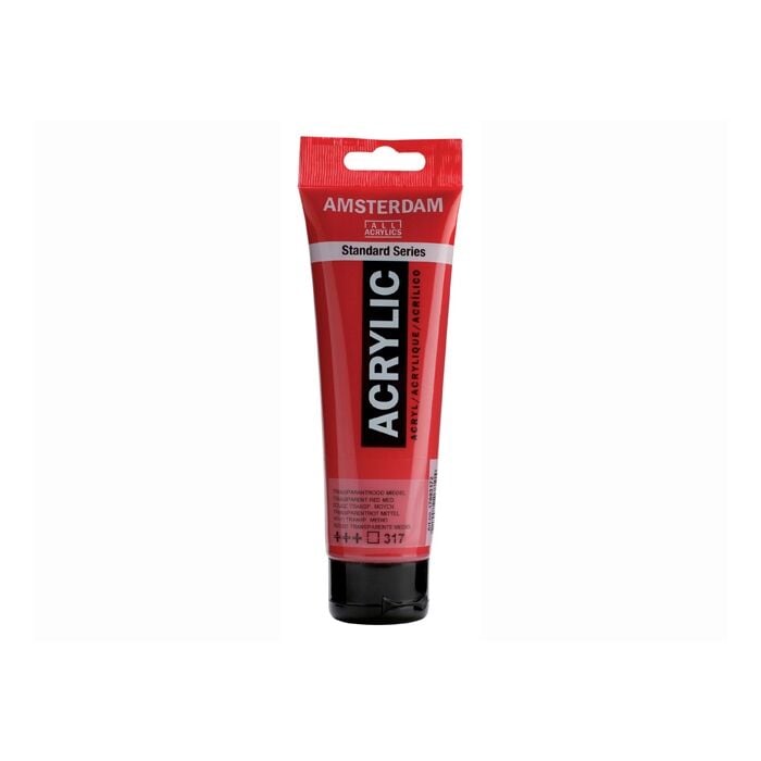Amsterdam Standart Akrilik 120 Ml Transparent Red Medium