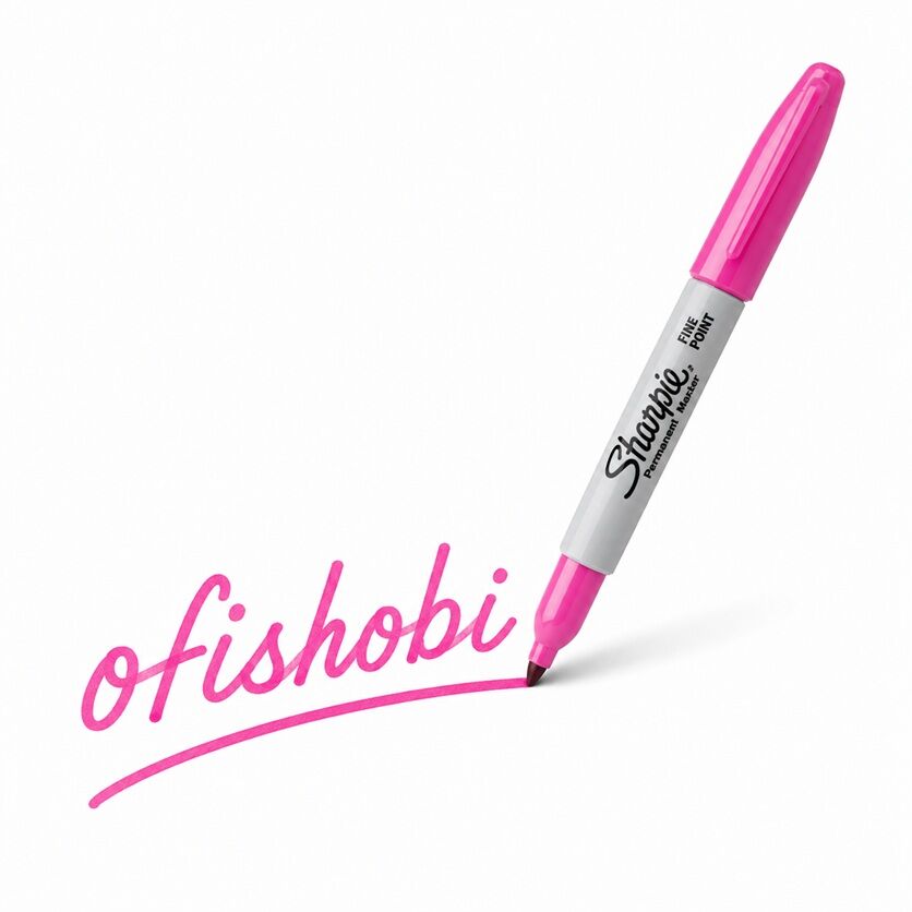 Sharpie Fine Permanent Markör Yuvarlak Uç - Şeker Pembe