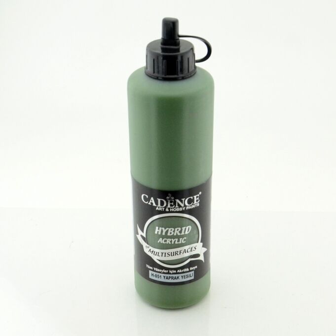 Cadence Hybrid Akrilik Multisurfaces H-051 Yaprak Yeşil 500 Ml