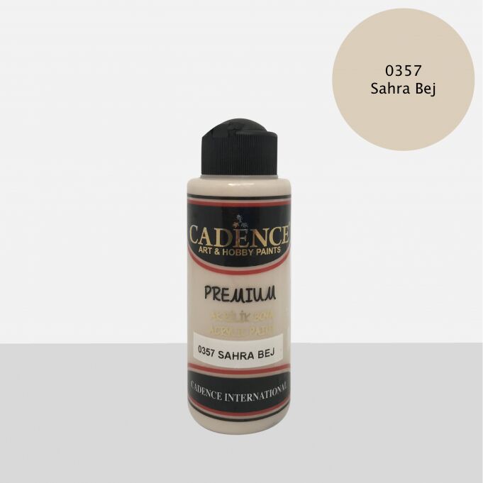 Cadence Premium Akrilik Boya 0357 Sahra Bej 120 Ml