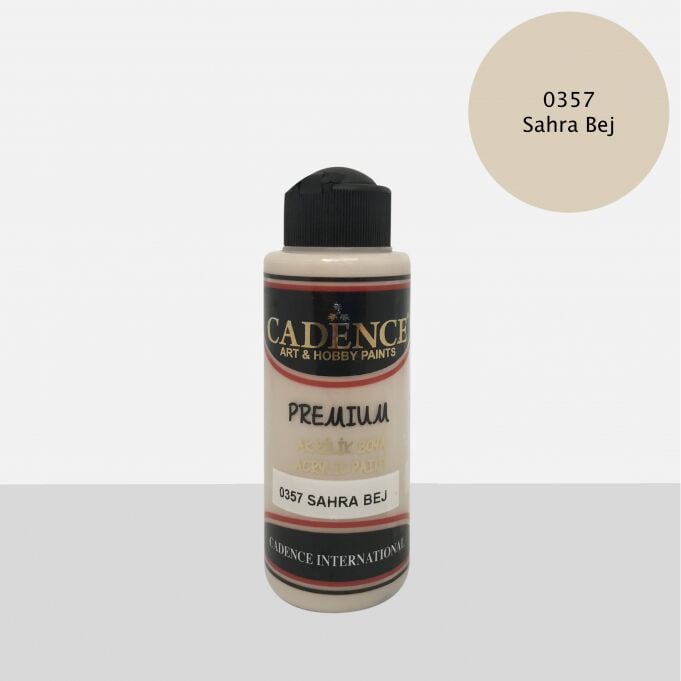 Cadence Premium Akrilik Boya 0357 Sahra Bej 120 Ml