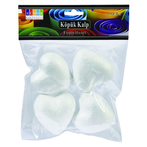 Südor Köpük Kalp 4 Lü