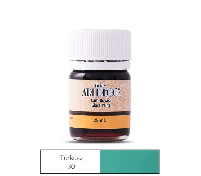 Artdeco Cam Boyası 25 Ml Turkuaz 30