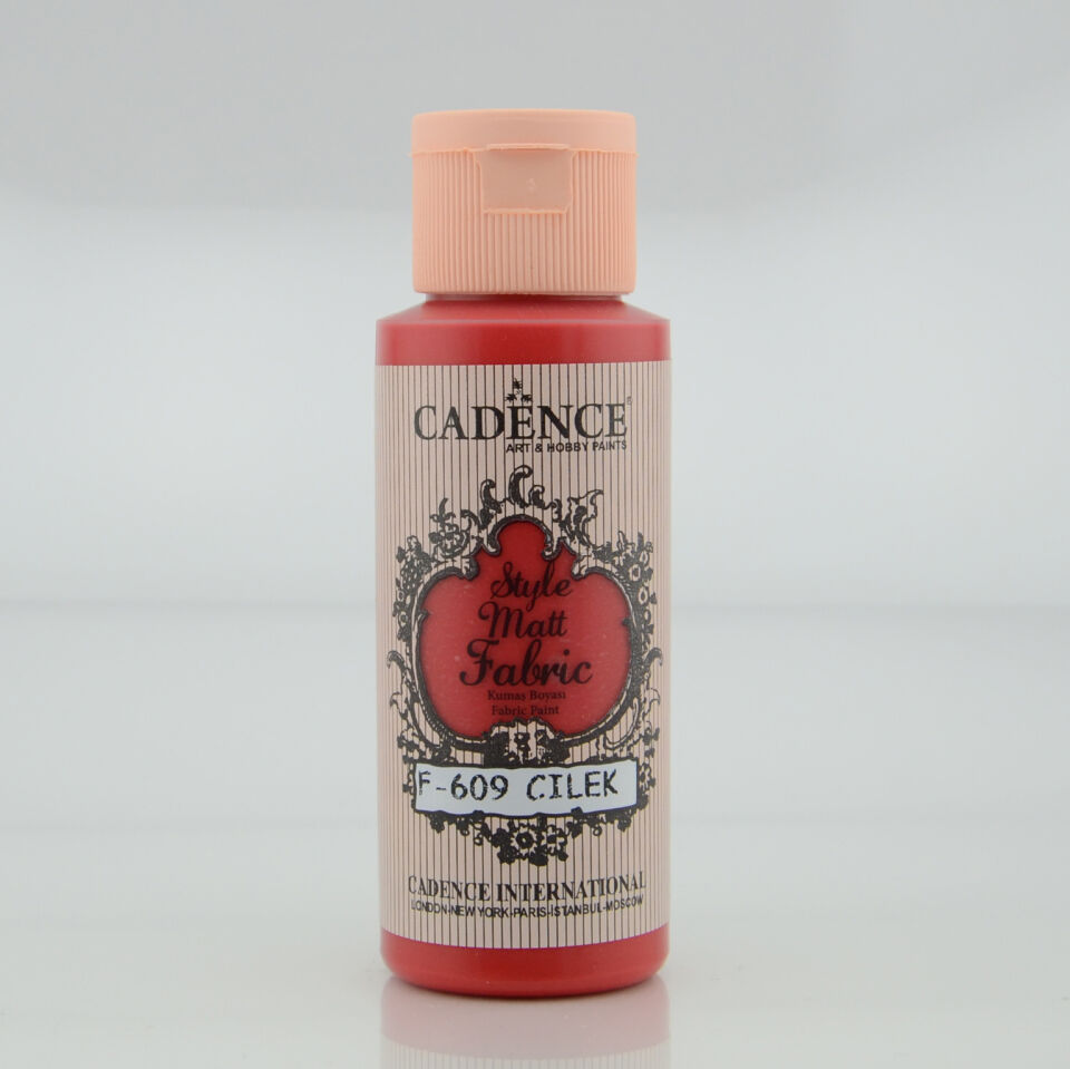 Cadence Kumaş Boya Style F-609 Matt Çilek 59 Ml