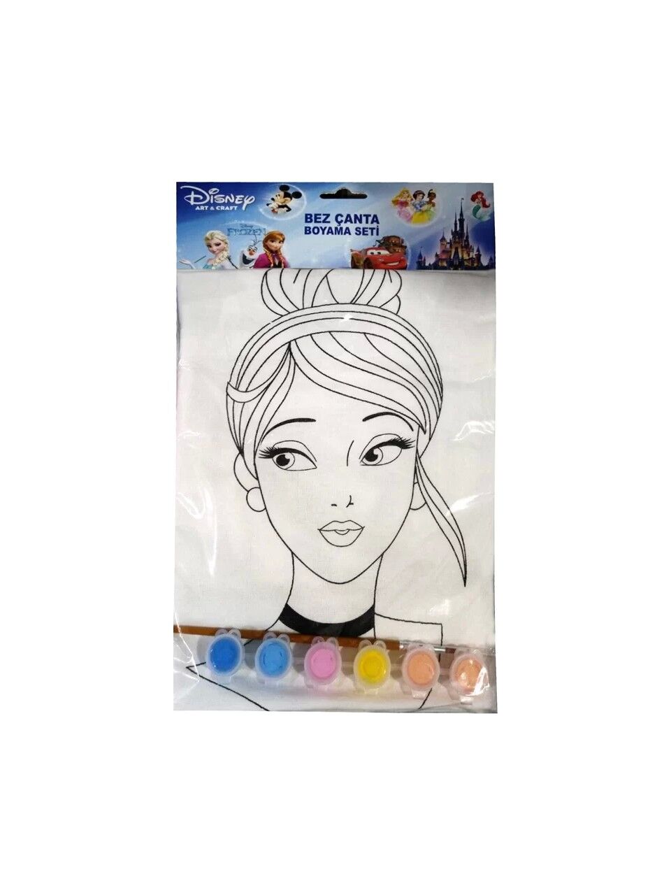 Twd Cinderella Baskılı Çanta 35x42Cm