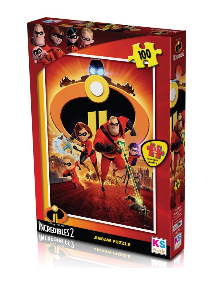Ks Games 100 Parça Puzzle Incredibles 2