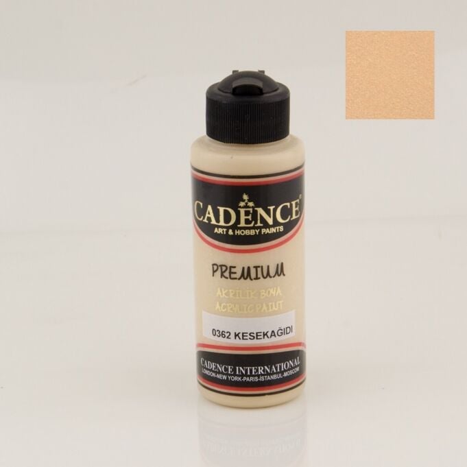 Cadence Premium Akrilik Boya 0362 Kese Kağıdı 120 Ml