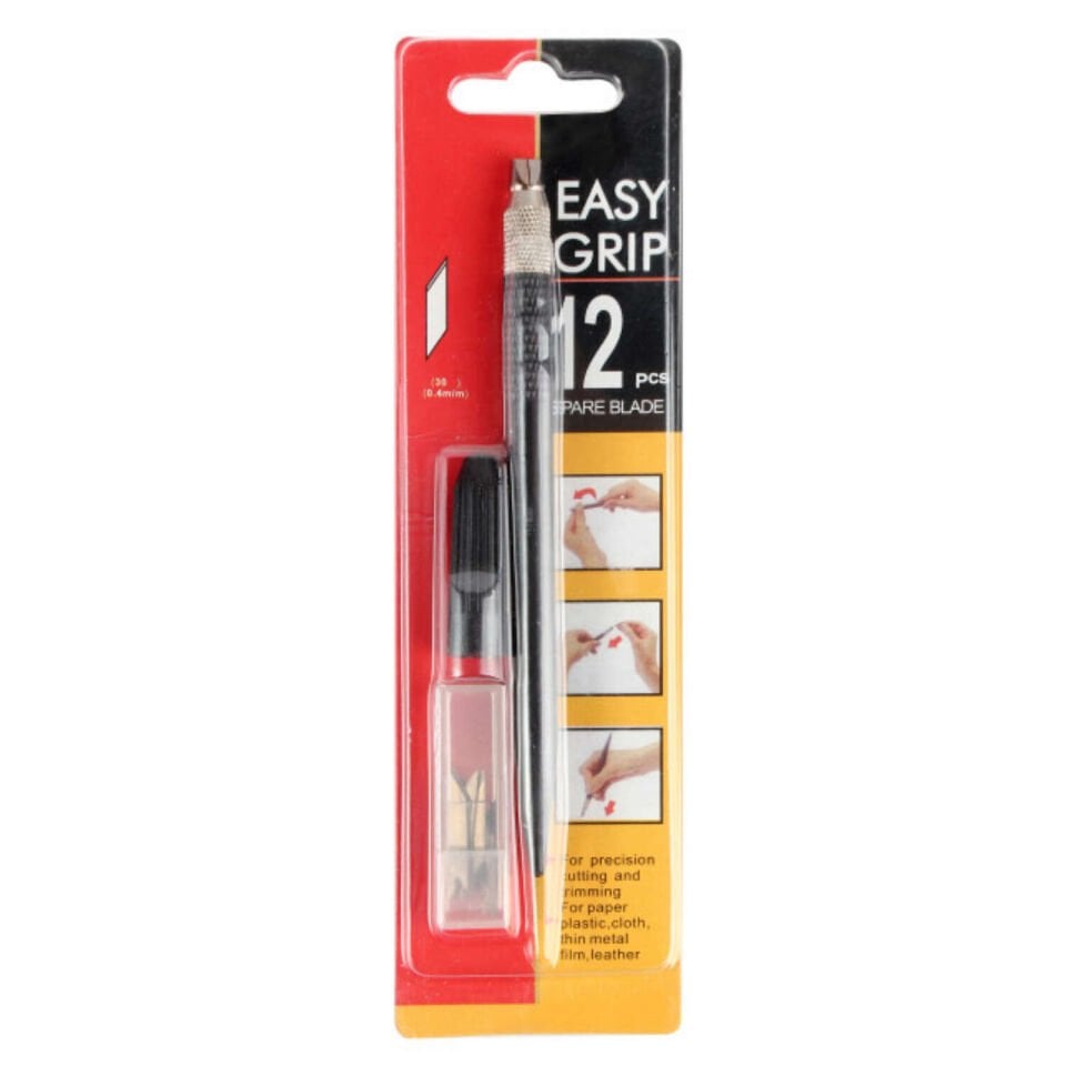 Güven Art Easy Grip Kretuar Bıçağı 12 Yedekli N E0403