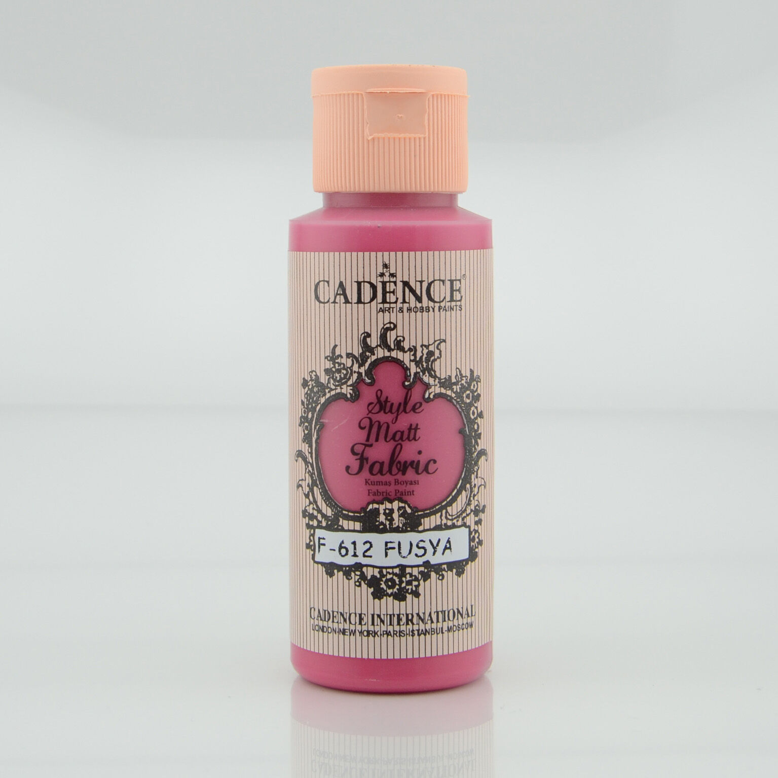 Cadence Style Matt Kumaş Boya F-612 Fuşya 59 Ml