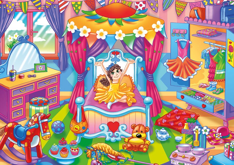 Ks Games Baby Puzzle 24 Parça A Girl With Toys