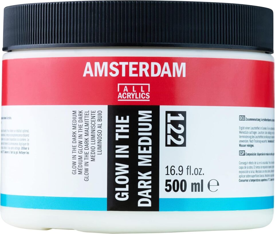 Amsterdam Aac Glow In The Dark Medium 500 Ml