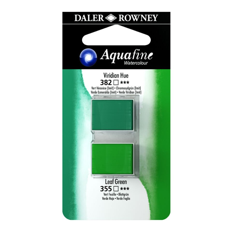 Daler Rowney Aquafıne H/P Set 14 Vırıdıan Hue/Leaf Green