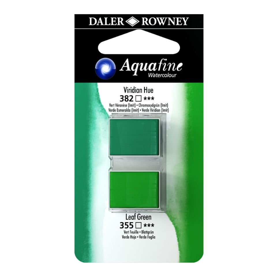 Daler Rowney Aquafıne H/P Set 14 Vırıdıan Hue/Leaf Green