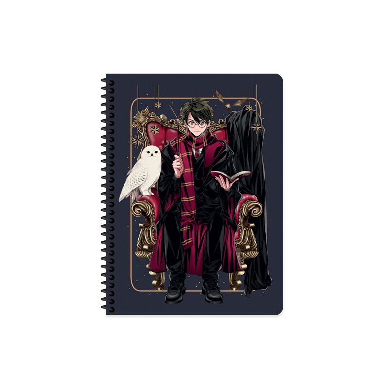 Keskin Harry Potter 16,5x22,5 Spiralli Karton Kapak Defter 80 Yaprak KAreli