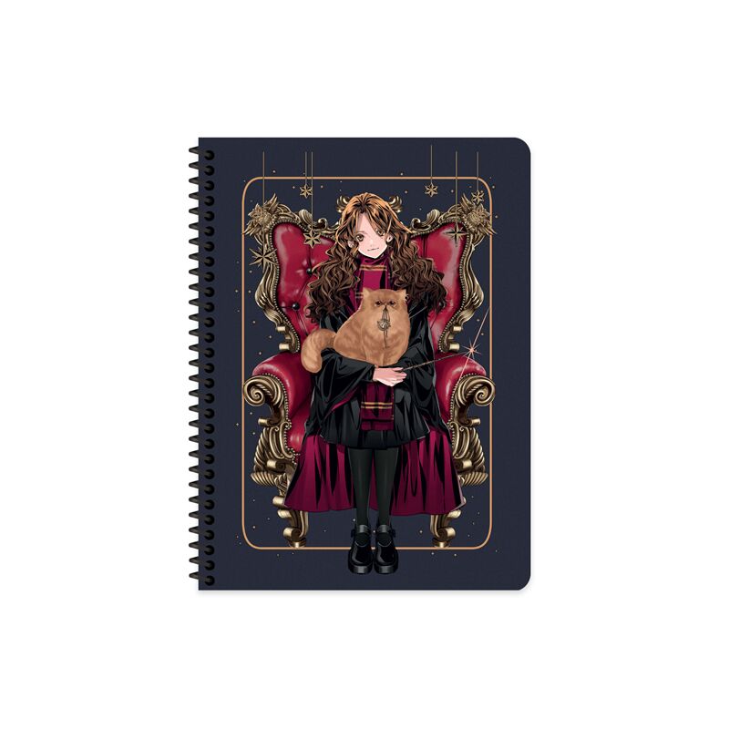 Keskin Harry Potter 16,5x22,5 Spiralli Karton Kapak Defter 80 Yaprak KAreli