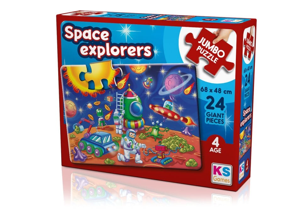 Ks Games Baby Puzzle 24 Parça Space Explorers