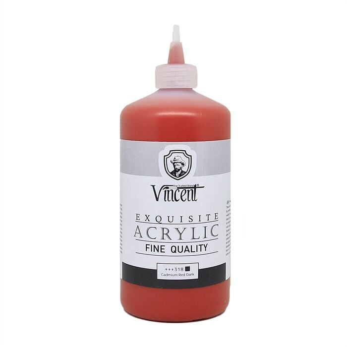 Vincent Exquisite Acrylic Color 500 Ml Carmine