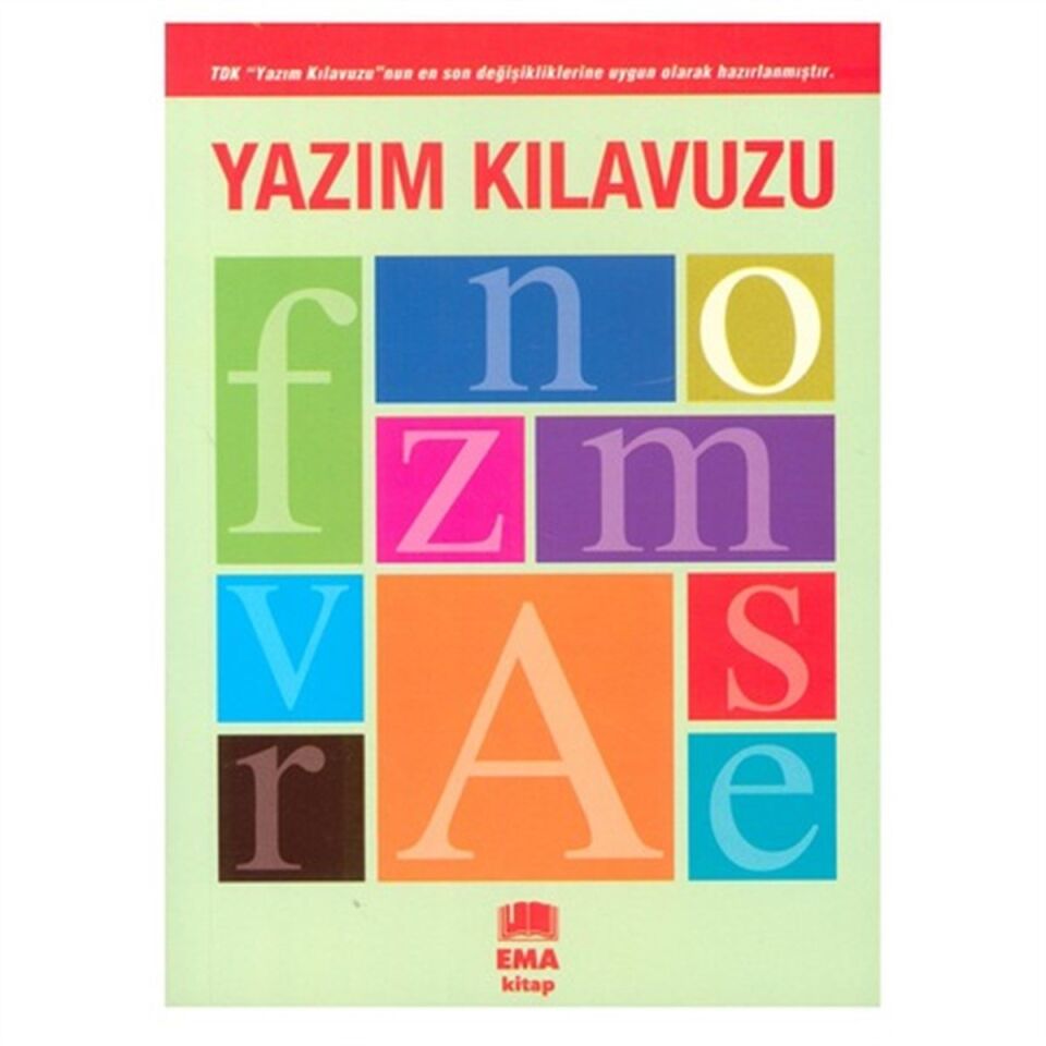 Ema Kitap Yazım Kılavuzu