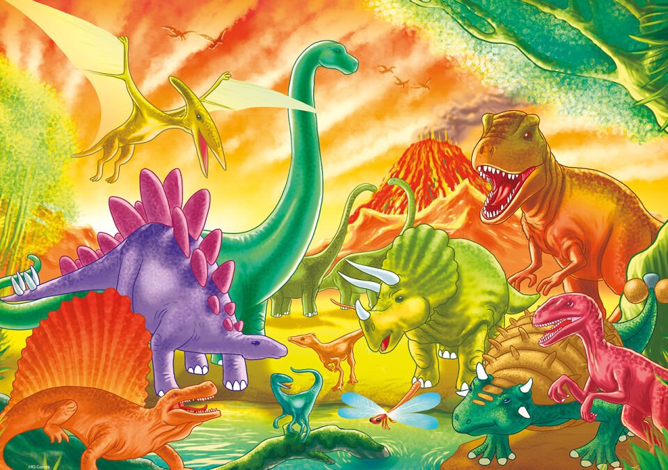Ks Games Baby Puzzle 50 Parça The Age Of Dinosaurs