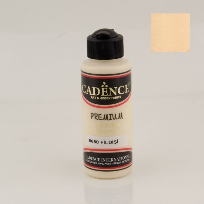 Cadence Premium Akrilik Boya 0650 Fildişi 120 Ml