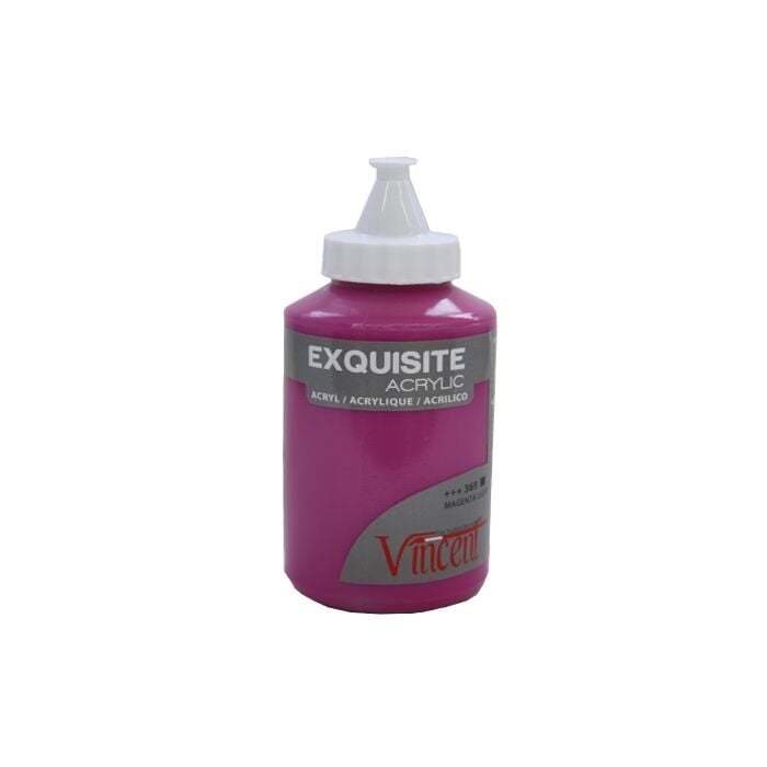 Vincent Exquisite Acrylic Color 500 Ml Light Magenta